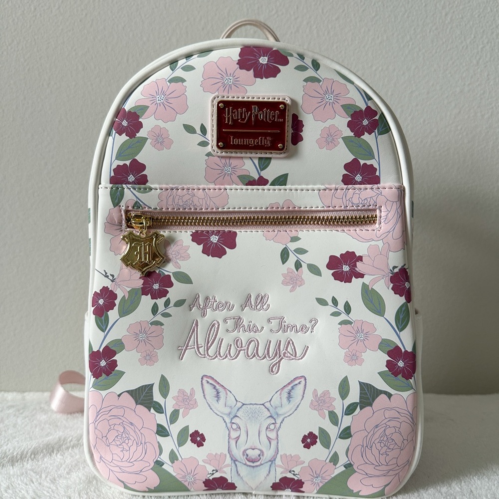 Loungefly Harry Potter After All This Time Always Floral Mini Backpack